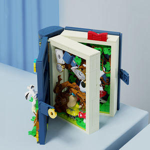 MOC conte de fées ville <span class=keywords><strong>Alice</strong></span> magique princesse Collection affichage <span class=keywords><strong>livre</strong></span> d'histoire bricolage assemblage briques jouets blocs de construction ensembles pour filles - Product Image 5