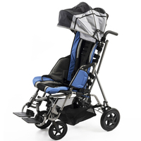 Besoins spéciaux Poussettes pour adultes Fauteuil roulant inclinable à dossier haut réglable pour grand enfant