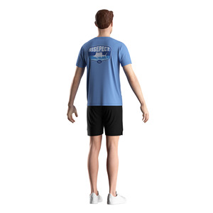 เสื้อยืดลายปลา แขนสั้น ระบายเหงื่อได้ดี ป้องกันแสงแดด คอกลม สำหรับนักตกปลาและผู้ขับเรือ - Product Image 4