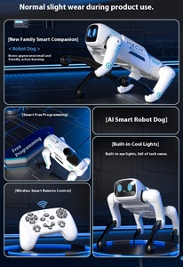 Trẻ em thông minh Đồ chơi điện tử ai mô phỏng <span class=keywords><strong>Robot</strong></span> chó với các tính năng Bionic & điều khiển từ xa kích hoạt bằng giọng nói - Product Image 5