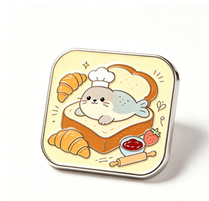 Pin Esmaltado de Animales Kawaii, Broche 3D de Mascotas, Insignia de Solapa de Aleación de Zinc para Decoración de Chaquetas y Bolsos - Product Image 3