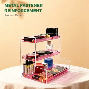 <span class=keywords><strong>Maquillage</strong></span> en <span class=keywords><strong>acrylique</strong></span>, fabricant professionnel de boîtes de rangement cosmétiques en <span class=keywords><strong>acrylique</strong></span> personnalisables, approvisionnement en gros pour les salons de beauté - Product Image 2