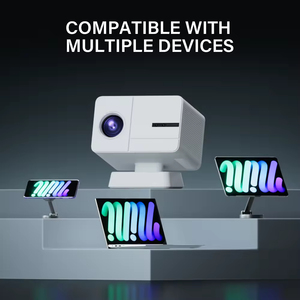 โฮมเธียเตอร์ P50 1080P 4K โปรเจคเตอร์ ALLWINNER H713โปรเจคเตอร์400แอนซีลูเมน - Product Image 6