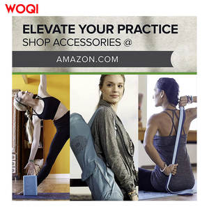 Esterilla de yoga Woqi de 6 mm de grosor, color azul marino, antideslizante, de EVA, para ejercicios en casa y moldeamiento corporal. - Product Image 5