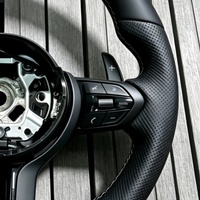 Volant en cuir M Sport pour BMW F10 F20 F22 F23 F30 F33 F34 X1 F48 X5 F15 X3 F25 M3 F80 E90 E70 - Pièces automobiles