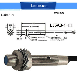 Sensor de proximidad NPN plano/no plano LJ5A3-1-Z/AY LJ5A3-1-Z/EX 12~24VDC AC110-220V - Product Image 6