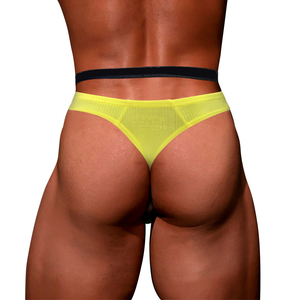 Culottes string pour homme CELINNE taille basse, avec logo imprimé en V sur la ceinture, poche extensible, confort quotidien, sous-vêtements sexy pour homme - Product Image 5