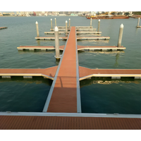 Ponton flottant en aluminium préfabriqué, maison en bois, ponton flottant pour la pêche, quai pour bateau