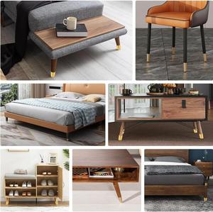 Voor Massief Houten Meubels Puur Messing Elleboog Newchinese Stijl Stoel Bank <span class=keywords><strong>Hardware</strong></span> Ronde Elleboog Dwars Door Schede Armsteun - Product Image 5