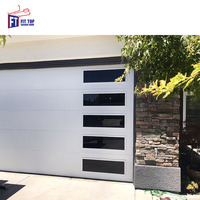 Puerta de Garaje Tipo Sándwich de Montaje Superior con Ventanas