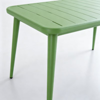 Table de patio en métal durable, mobilier de salon et d'hôtel, table basse de jardin extérieure