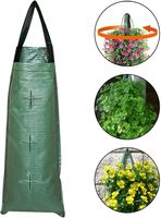 PP kualitas tinggi tas tenun untuk bunga tumbuh tanaman gantung kantong Premium Taman tumbuh tas