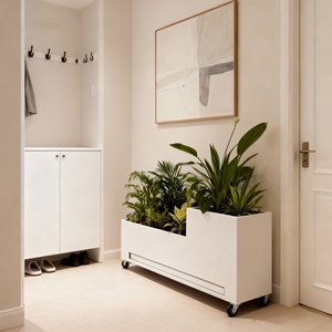Set di Fioriere in Acciaio per Esterni, Fioriere Mobili a Più Livelli per Balconi e Giardini Domestici - Product Image 5