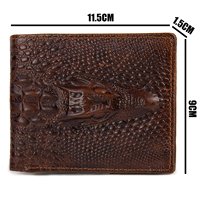Dompet kulit buaya pria, dompet kulit pria motif buaya, tempat kartu kredit