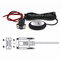 Module de positionnement SHANHAI BS-74DN certifié CE avec alimentation externe, antenne GPS, port série DB9 et communication I2C