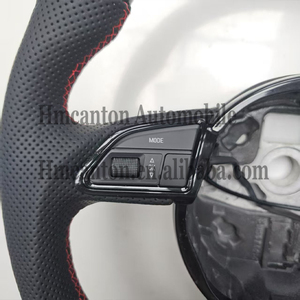 Nuevo Volante Deportivo de Fibra de Carbono Forjada y Cuero Perforado para Audi A3 A4L A5 A6L A7 Q3 Q5 - Product Image 4