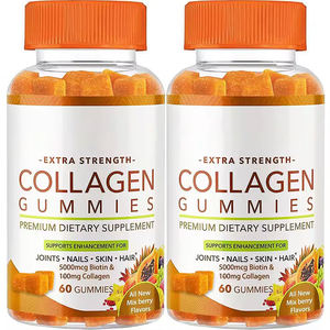 WELLBODY OEM/ODM Banda 3D Suave Sin Azúcar Vegano Halal Biotina Vitamina Piel Cabello Omega 3 Multivitamina Proteína Colágeno Gomitas - Product Image 2