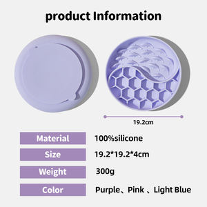 VaryWell - Tazón de Silicona Ecológico, Impermeable, Rectangular, para Perros, con Espátula, para Congelar Alimentos en Verano - Product Image 2