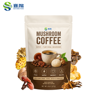 SAIYANG Fabricante de Café de Hongos de Marca Privada, Adaptógeno 7 en 1, Café Arábica, Café Instantáneo de Hongos en Polvo