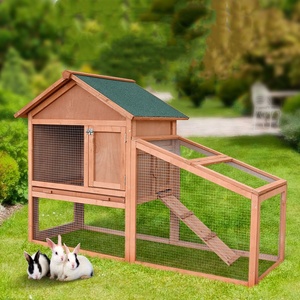 Liste de prix pour huche de lapin extérieure Unique, Cage de lapin en bois pour maison de volaille pour petits animaux, jardin - Product Image 5