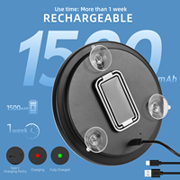 Espejo Cosmético LED Redondo Plegable con Aumento de 10X-40X, con Soporte, para Viaje, Espejo de Vanidad, Marca MoonlitGlow, Venta al Por Mayor