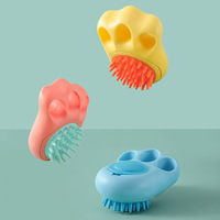 Nouvelle Conception Distributeur de Shampooing pour Animaux Brosse de Toilettage Outil de Massage pour Chats et Chiens Brosse de Douche pour Animaux