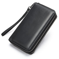 Pochette de luxe en cuir véritable pour femmes/hommes, sacs de mode vintage en cuir, sac en daim, sac à main simple et tendance, vente en gros