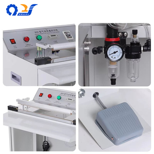 Machine de scellage thermique pneumatique à commande au <span class=keywords><strong>pied</strong></span>, modè<span class=keywords><strong>le</strong></span> 400, pour <span class=keywords><strong>film</strong></span> rétractable, carton, sacs plastiques et boîtes alimentaires - Product Image 4