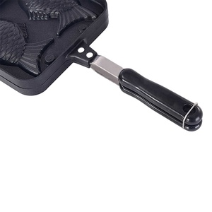Cuisine Japonaise Taiyaki Double Poisson En Forme De Dessert Chaud Gaufre Gâteau Maker Pan gâteau Fry Moules - Product Image 4
