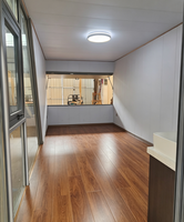 Maison préfabriquée moderne de type Apple Cabin, bureau modulaire avec toilettes, 20 pieds, pour usage commercial, livraison directe d'usine
