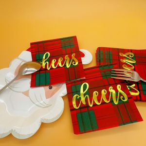 Serviettes <span class=keywords><strong>en</strong></span> <span class=keywords><strong>papier</strong></span> à chaud <span class=keywords><strong>en</strong></span> relief imprimées de la série de Noël jetables 1-3 plis de haute qualité serviettes <span class=keywords><strong>en</strong></span> <span class=keywords><strong>papier</strong></span> 3 plis <span class=keywords><strong>en</strong></span> vrac - Product Image 5