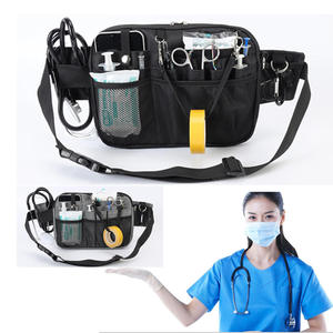 Paarse Verstelbare Nurse Fanny Pack Verpleegkundige Organizer Riem Nurse Schort Heuptas Organizer Zakje