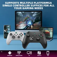 Control de Juego Inalámbrico G6 para PC, Joystick con Sensor Hall, Compatible con BT, Gamepads para Consola de Juegos IOS/Android/Switch
