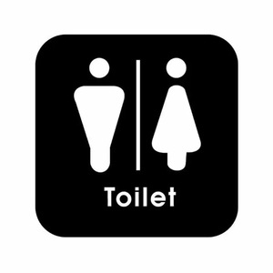 Segnale Personalizzato in Acrilico Inciso al Laser e Stampato per Ingresso Bagno, Segnale di Emergenza per Toilette Femminile per Centri Commerciali - Product Image 4