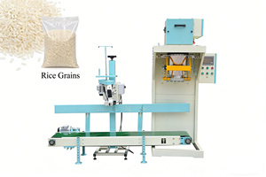 Máquina Multifuncional de Ensacado y Empaquetado de Bolsas de Boca Abierta de 5kg a 50kg para Arroz, Alimentos para Animales, Fertilizantes, Gránulos y Granos - Product Image 3