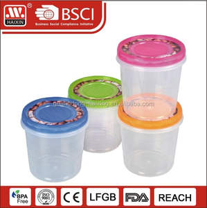 Haixing שקוף מזון מיכל עם מכסה עם חור קטן אטריות אחסון - Product Image 5