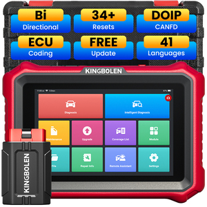 เครื่องมือวิเคราะห์ยานยนต์ Kingbolen K8 PRO ระบบเต็มรูปแบบ OBD2 สำหรับ Android 12V รับประกัน 2 ปี บริการรีเซ็ต 34 รายการ ฟรี - Product Image 1