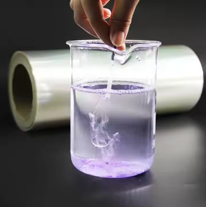 Película biodegradable, película soluble en agua degradable de PVA para bordado, material reciclable, película plástica - Product Image 2