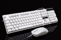 Nouveau Q17 câble USB blanc de bureau à domicile, kit universel de clavier et de souris, kit de souris fabricants pour ordinateur PC