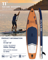 2024 nouveau Style bois gonflable stand up paddle board planches de sauvetage planche de surf pour le surf