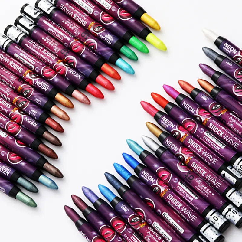 Nuovo arrivo all'ingrosso professionale 36 colori cosmetici Glitter ombra Stick penna ombretto