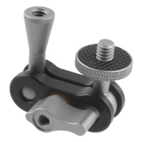 Mini adaptateur de montage pivotant à bras magique à rotule avec vis 1/4 ''pour DJI OSMO 360 pour appareil photo reflex numérique moniteur vidéo support de micro léger