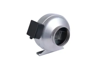 High Temperature Galvanized Plate Material Aircraft Engine 220V Ac Extra Large Quiet In-line Duct Fan