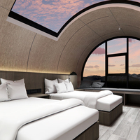 Nouvelle maison conteneur préfabriquée à prix d'usine, capsule spatiale, maison intelligente, commande vocale IA, respirante, pour école et chambre, installation rapide
