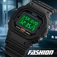 Skmei 1628 lumineux homme montres-bracelets réveil Reloj extérieur LED numérique hommes montres Sport étanche hommes électronique Hombre