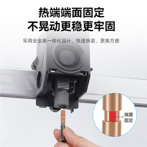 หัวฉีดเหล็กแข็งแบบถอดได้รุ่นอัปเกรด Zongwei Kobra 3 Max สำหรับเครื่องพิมพ์ 3 มิติ - Product Image 1