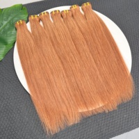 # Extensions de cheveux bruts vietnamiens lisses roux-brun 35, alignés aux cuticules, double trame, provenant directement du fournisseur d'usine