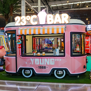 Chariot de nourriture de rue personnalisé, remorque de nourriture, café, bubble tea, traiteur, jus, boissons, camion de nourriture, remorque de nourriture de 3 m avec cuisine complète - Product Image 3