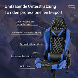 Chaise <span class=keywords><strong>Gamer</strong></span> en Gros Design Ergonomique Haute Gamme Cuir Coussin en Mousse Douce Accoudoirs 2D Meubles de Salle de Jeux Chaise de Jeu - Product Image 6