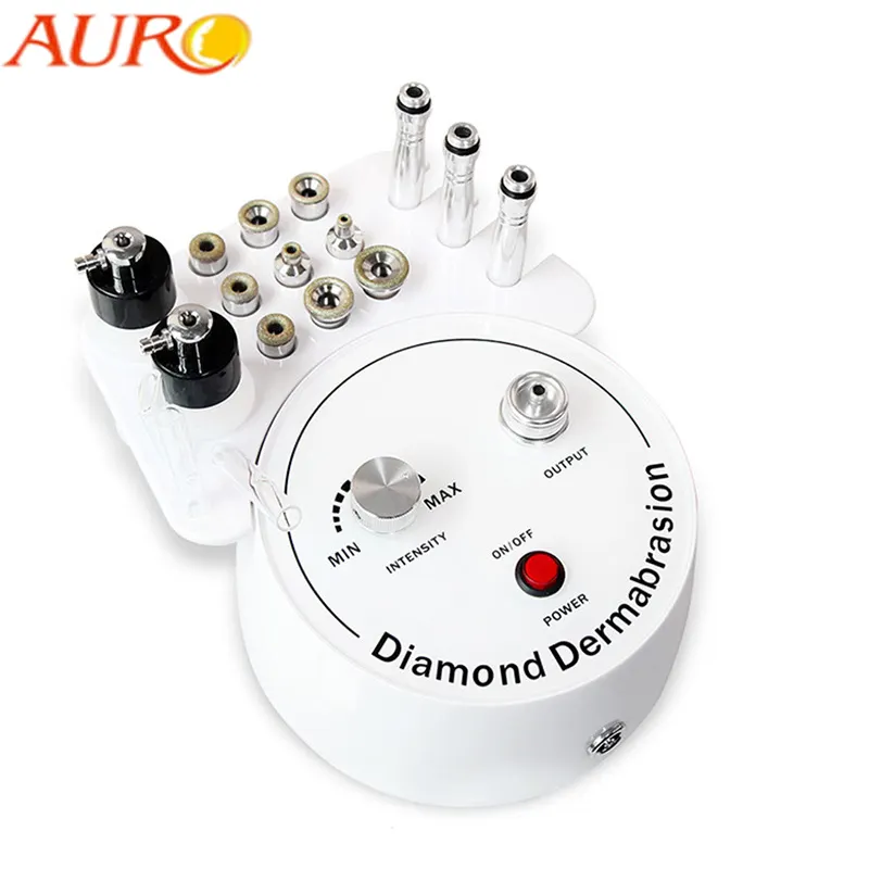 Auro Multifunctioneel Diamant Micro Carving Instrument Dermabrasie Huid Zuig Zwarte Kop Verwijdering Exfoliërende Huid Schoonheid Machine